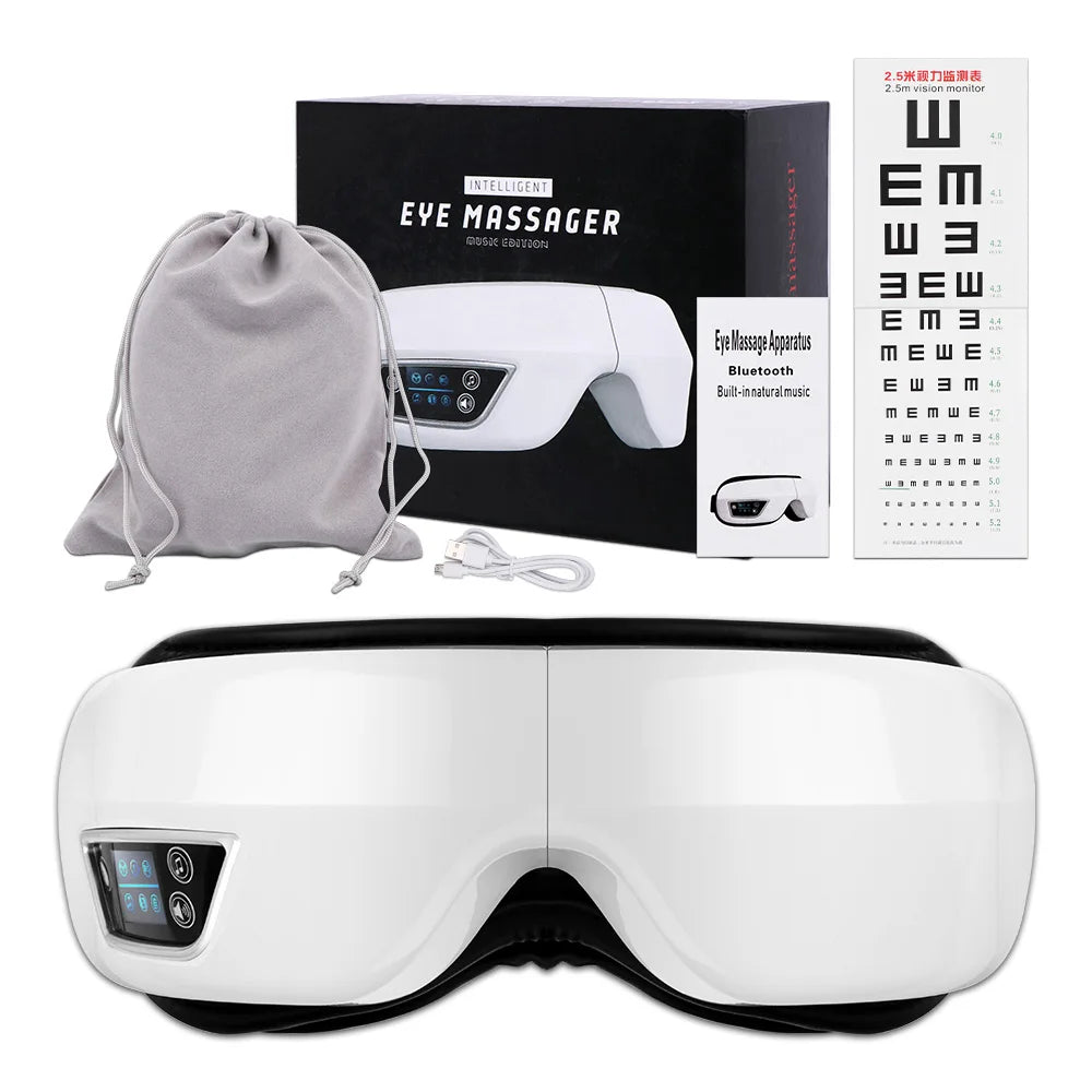 Eye Massager 6D Smart Airbag Vibration Eye CareSpecifications:
Size: MediumMaterial: Abs &amp; TprApplication: EyesItem Type: Massage &amp; RelaxationCharging Time: 5 HoursWorking Time: 15 Minutes / Each TimeInpuBeauty Accessories NowBeauty Accessories NowEye Massager 6D Smart Airbag Vibration Eye Care