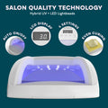 LED Nail Lamp Dryer Big Power Fast Curing Nail GelSpecifications:
Lamp Beads: 30 Pcs Uv Led LampWeight: 1.15kgType: Led LampsMaterial: Plastic and AluminumItem Type: Nail DryerPower Source: ElectricFunction1: Lamp fBeauty Accessories NowBeauty Accessories NowLED Nail Lamp Dryer Big Power Fast Curing Nail Gel