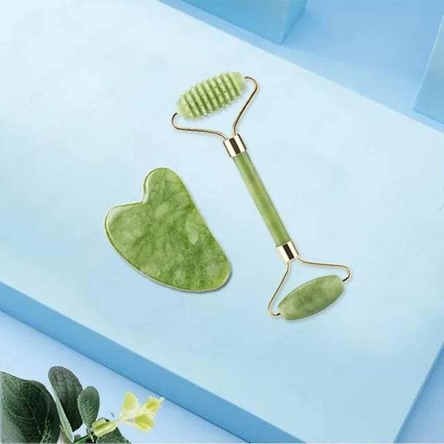 Gua Sha Face Massager RollerSpecifications:
Power Source: NoneNumber of Pieces: One Unit
Beauty Accessories NowBeauty Accessories NowGua Sha Face Massager Roller