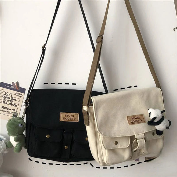 Canvas Messenger Bag