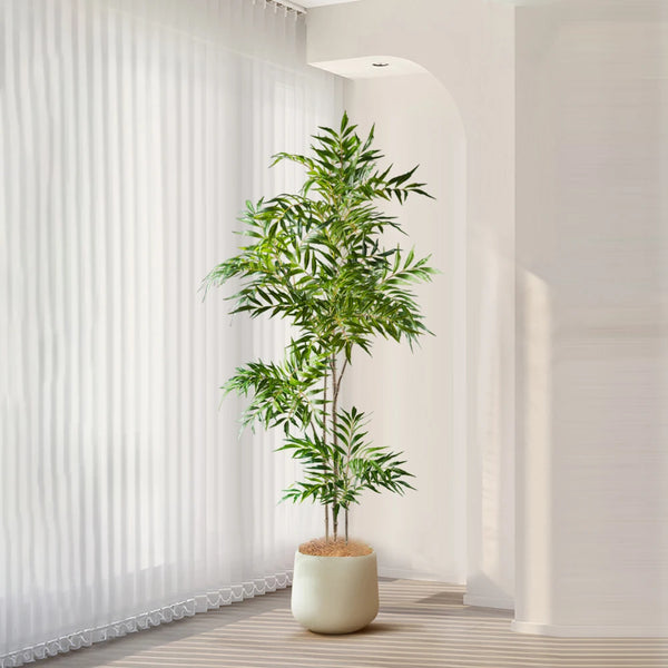 Large Real-Touch Artificial Palm Tree – Lifelike Indoor/Outdoor Faux Plant Decor