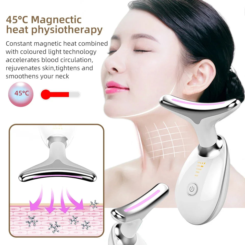 Face Machine Neck Lifting Beauty DeviceSpecifications:
Power Source: USB CablePower Source: Rechargeable BatteryManufacturing Process: Machine MadeBright and Tender Skin: Acoustic VibrationDeep Cleaning: Beauty Accessories NowBeauty Accessories NowFace Machine Neck Lifting Beauty Device