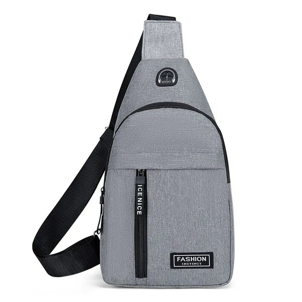 Solid Color Chest Bag For Women & Men