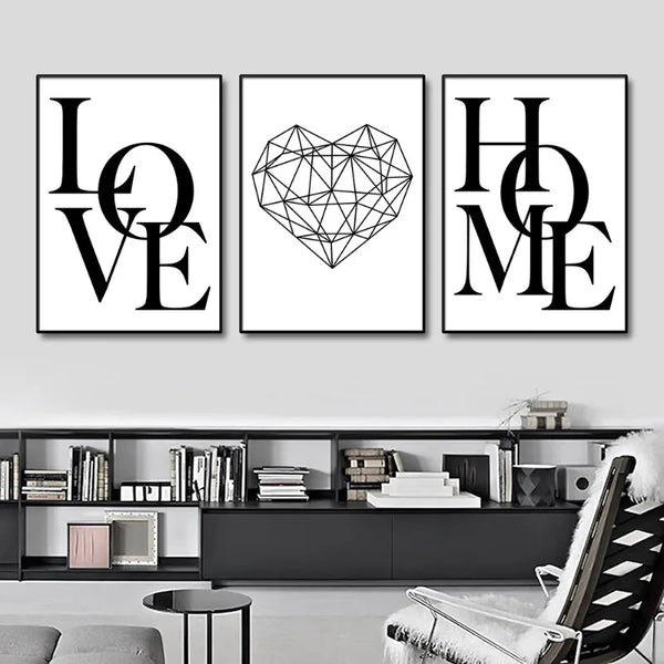 Canvas Art – Romantic Wall Decor for Bedroom & Living Room