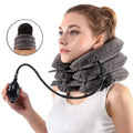 Cervical Neck Traction DeviceSpecifications:
Effect: Release Pain From IllnessItem Type: Braces & SupportsMaterial: Flocking Cloth, LinerApplication: NeckDropshipping: YesFeature: InflatableBeauty Accessories NowBeauty Accessories NowCervical Neck Traction Device