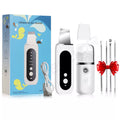 Ultrasonic Skin Scrubber Peeling Blackhead RemoverSpecifications:
Material: AcrylicPower Source: Rechargeable BatteryWorking Principle: WarmWorking Principle: UltrasonicWorking Principle: Vibration MassageFunction: Beauty Accessories NowBeauty Accessories NowUltrasonic Skin Scrubber Peeling Blackhead Remover