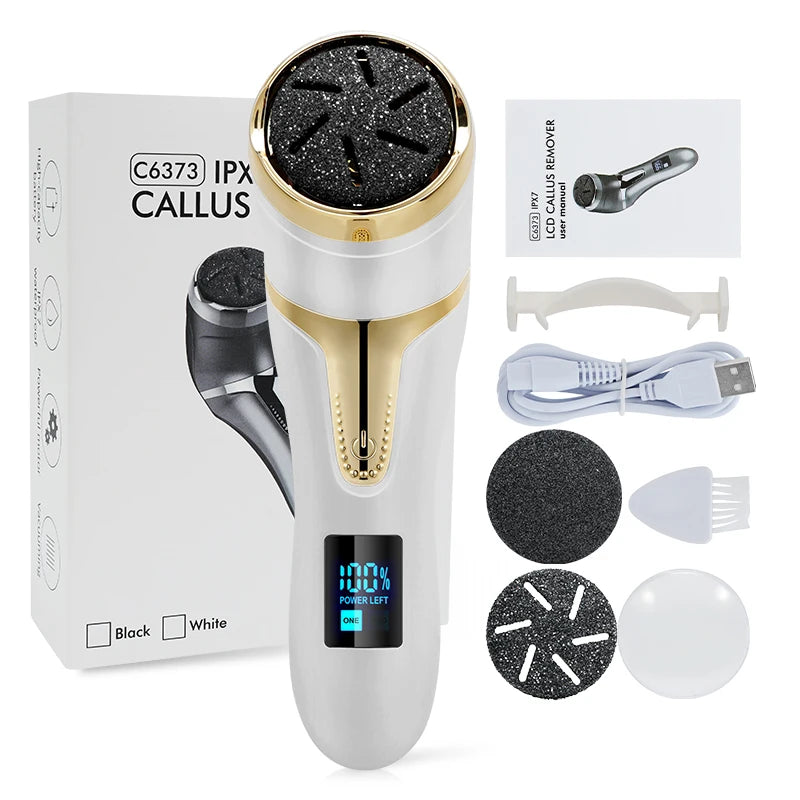 Electric Pedicure Tools Foot CareSpecifications:
Charge Time: 2.5 HoursWork Time: 150 MinutesWaterproof Level: Ipx7 WaterproofCharging Type: USB ChargingSpeed: Two-speed Speed RegulationFeature 1: SBeauty Accessories NowBeauty Accessories NowElectric Pedicure Tools Foot Care