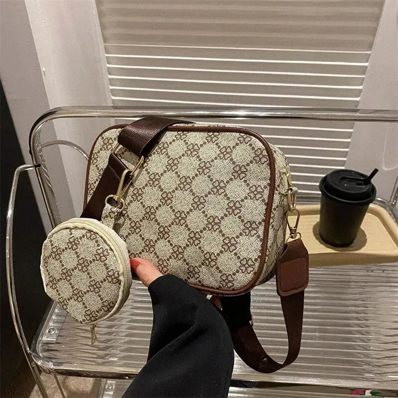 Vintage Fashion Handle Handbag Women