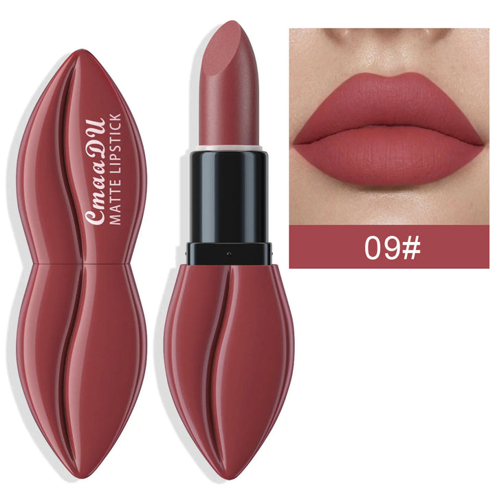 Waterproof Big Mouth Nude Matte LipsticksSpecifications:
Type: LipstickBenefit: Easy to WearFeature: Waterproof Big Mouth Nude Matte LipstickFeature 1: Long Lasting Lip StickFeature 2: Not Fading Sexy Red VBeauty Accessories NowBeauty Accessories NowWaterproof Big Mouth Nude Matte Lipsticks