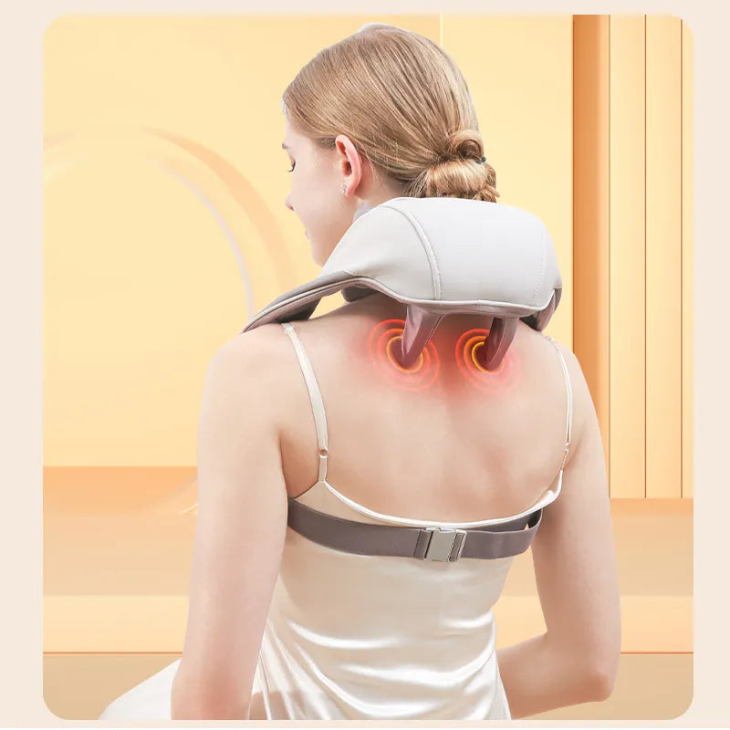 Shiatsu Neck and Back MassagerSpecifications:
Size: SmallMaterial: Composite MaterialApplication: NeckItem Type: Massage &amp; RelaxationUse for: Whole BodyPower Source: WirelessFunction: HeatMatBeauty Accessories NowBeauty Accessories NowShiatsu Neck