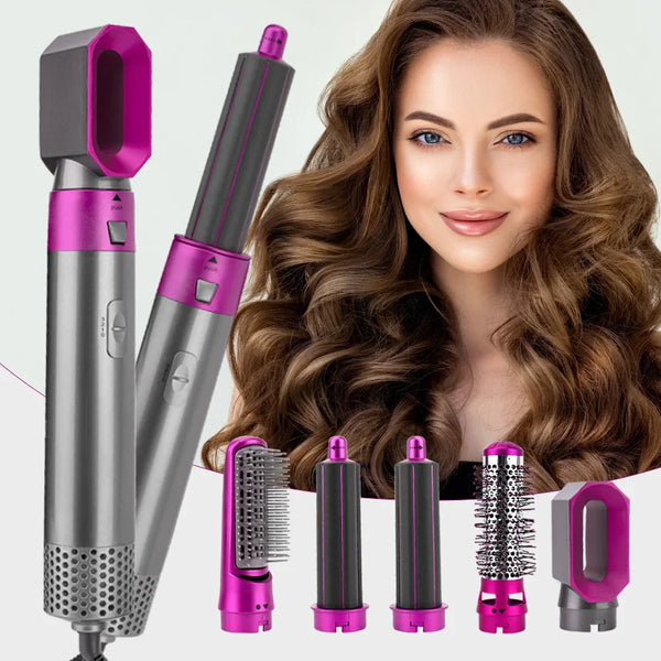 Quality Hot Air Hair Dryer Brush – 3-in-1 Comb for Curling & Straightening