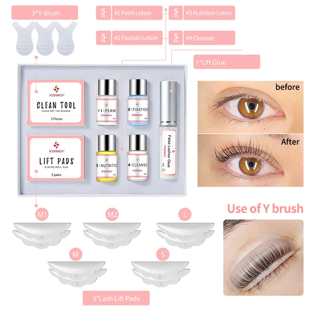 Lash Lift Kit Lifting Eyelash Enhancer Calia SetSpecifications:
Benefit: CurlingBenefit: NutritiousSize: Full SizeShelf Life: Show on BoxIngredient: Perming LiquidWeight: 130g for 1 SetType: Eyelash Growth TreatmeBeauty Accessories NowBeauty Accessories NowLash Lift Kit Lifting Eyelash Enhancer Calia Set