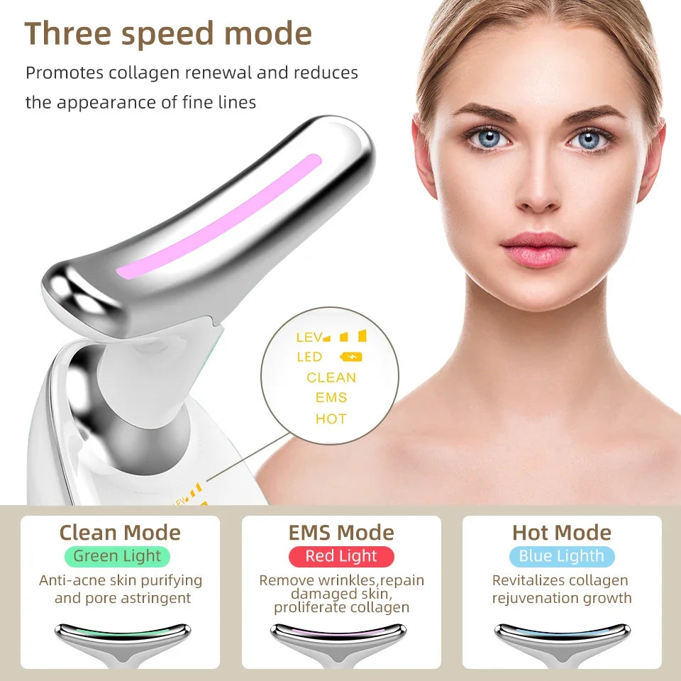 Face Machine Neck Lifting Beauty DeviceSpecifications:
Power Source: USB CablePower Source: Rechargeable BatteryManufacturing Process: Machine MadeBright and Tender Skin: Acoustic VibrationDeep Cleaning: Beauty Accessories NowBeauty Accessories NowFace Machine Neck Lifting Beauty Device