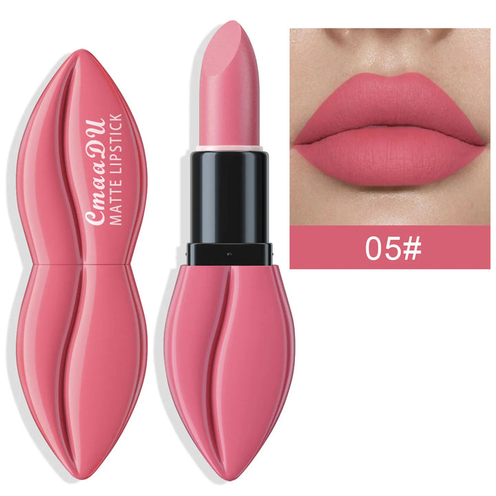 Waterproof Big Mouth Nude Matte LipsticksSpecifications:
Type: LipstickBenefit: Easy to WearFeature: Waterproof Big Mouth Nude Matte LipstickFeature 1: Long Lasting Lip StickFeature 2: Not Fading Sexy Red VBeauty Accessories NowBeauty Accessories NowWaterproof Big Mouth Nude Matte Lipsticks