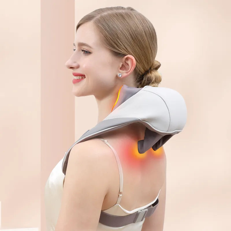 Shiatsu Neck and Back MassagerSpecifications:
Size: SmallMaterial: Composite MaterialApplication: NeckItem Type: Massage &amp; RelaxationUse for: Whole BodyPower Source: WirelessFunction: HeatMatBeauty Accessories NowBeauty Accessories NowShiatsu Neck