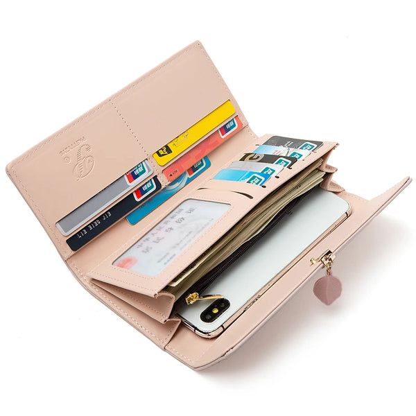 Leaf Pendant Foldable Wallet
