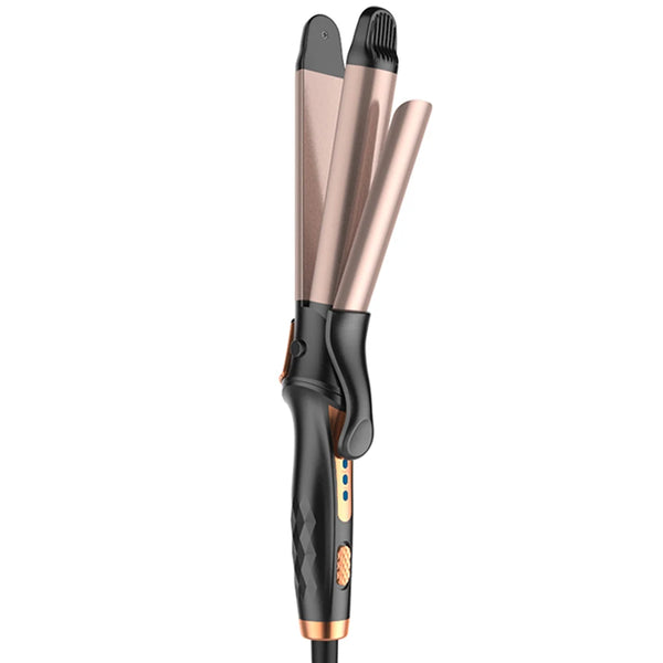 Hair Straightener & Curling Iron 2-in-1 Flat Iron – Professional Ceramic Styling Tool
