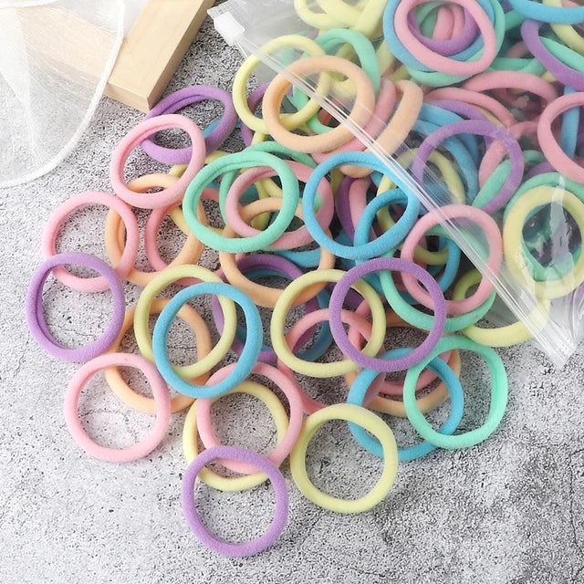 50Pcs Women Girl Mixed Colors Hair Bands - Beauty Accessories Now