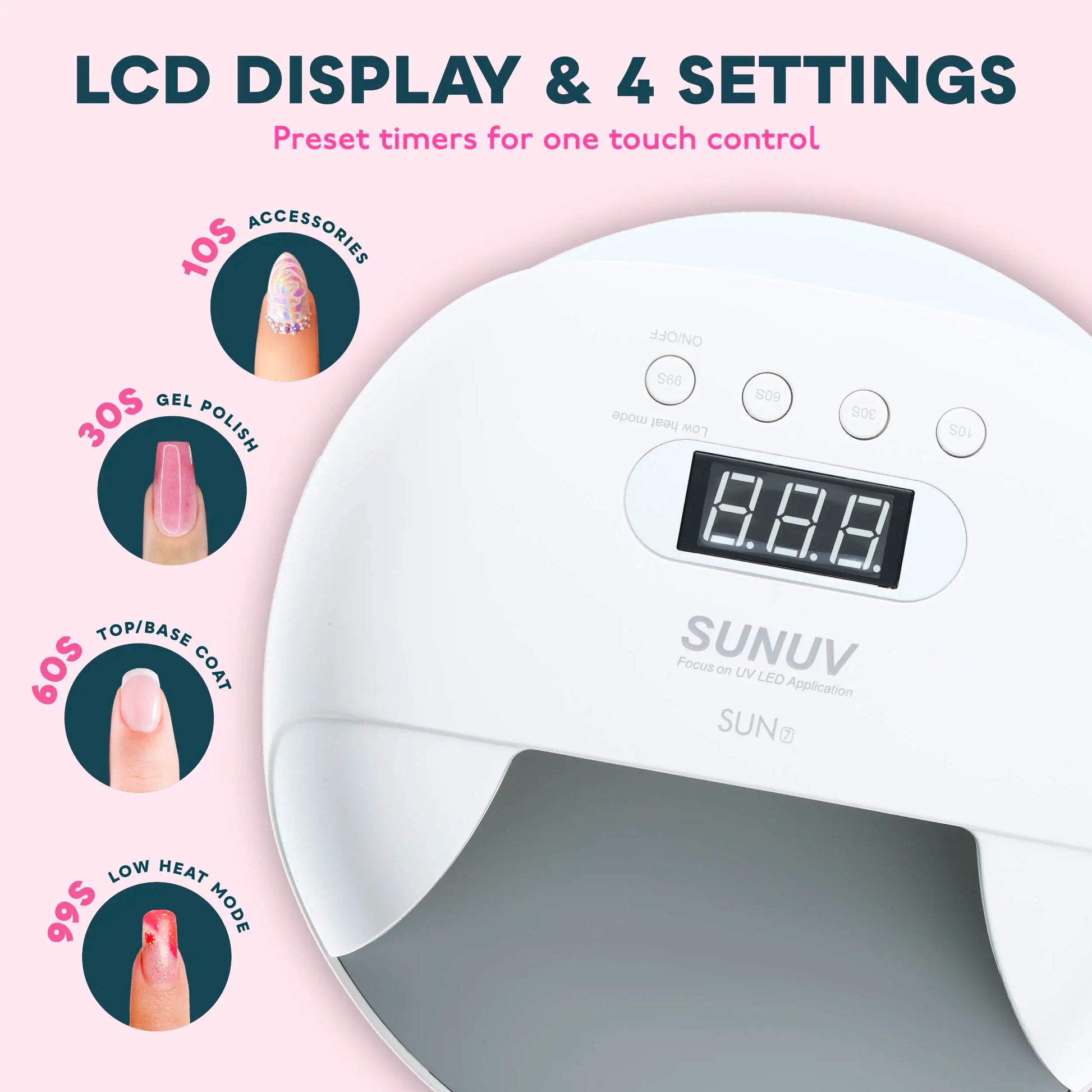 LED Nail Lamp Dryer Big Power Fast Curing Nail GelSpecifications:
Lamp Beads: 30 Pcs Uv Led LampWeight: 1.15kgType: Led LampsMaterial: Plastic and AluminumItem Type: Nail DryerPower Source: ElectricFunction1: Lamp fBeauty Accessories NowBeauty Accessories NowLED Nail Lamp Dryer Big Power Fast Curing Nail Gel