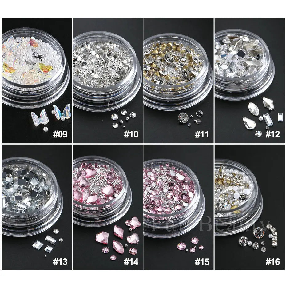 Mixed Mini Nail Rhinestones Flat Back Crystal StonesSpecifications:
Material: AcrylicQuantity: 1 BoxItem Type: Rhinestone &amp; DecorationWeight: 8-12g With BoxNail Inspiration: Nail Art 2023 NewItem: Mixed Glitter NaBeauty Accessories NowBeauty Accessories NowMixed Mini Nail Rhinestones Flat Back Crystal Stones