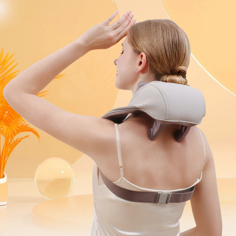 Shiatsu Neck and Back MassagerSpecifications:
Size: SmallMaterial: Composite MaterialApplication: NeckItem Type: Massage &amp; RelaxationUse for: Whole BodyPower Source: WirelessFunction: HeatMatBeauty Accessories NowBeauty Accessories NowShiatsu Neck