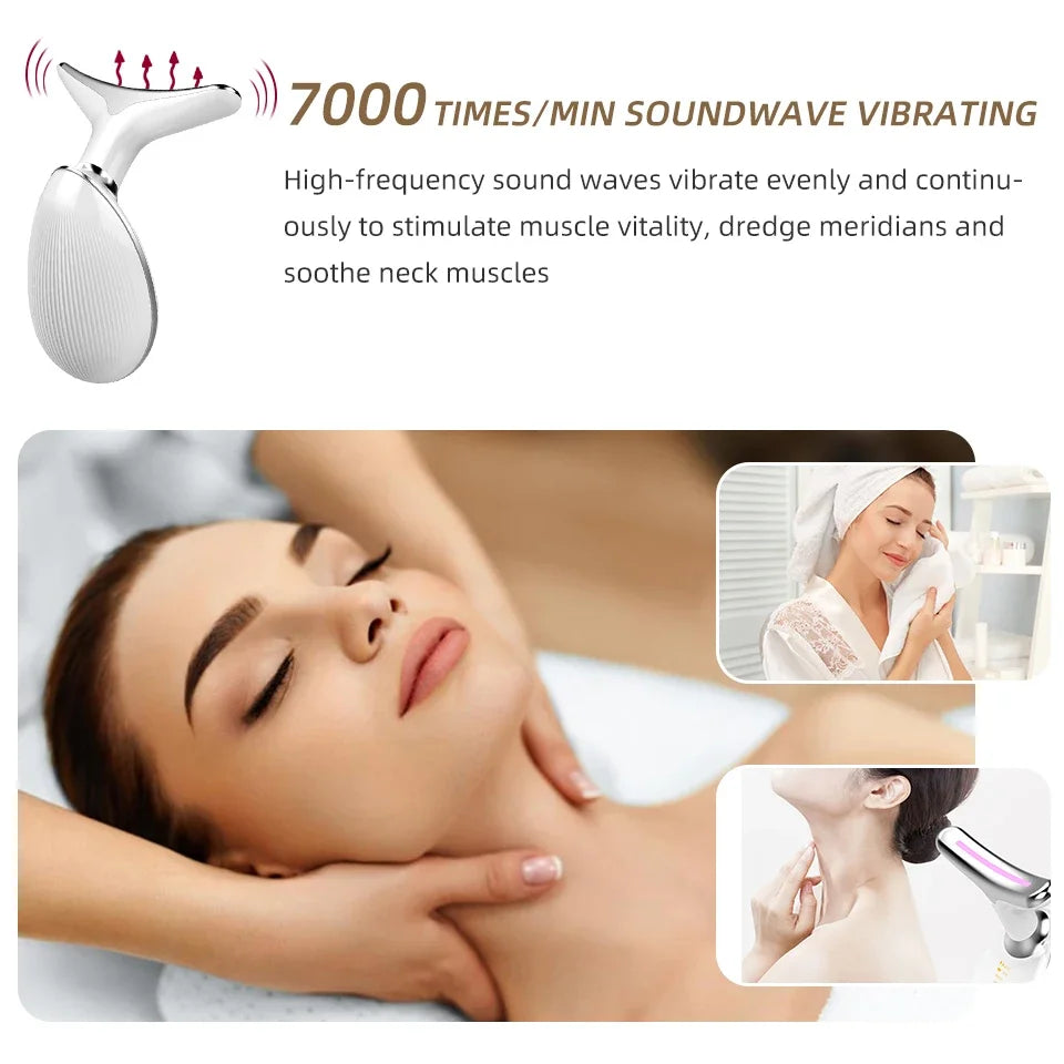 Face Machine Neck Lifting Beauty DeviceSpecifications:
Power Source: USB CablePower Source: Rechargeable BatteryManufacturing Process: Machine MadeBright and Tender Skin: Acoustic VibrationDeep Cleaning: Beauty Accessories NowBeauty Accessories NowFace Machine Neck Lifting Beauty Device