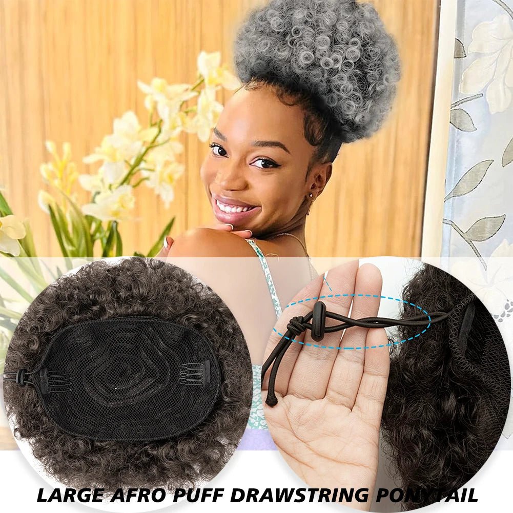 Afro Puff Drawstring Ponytail Extension for Black Women - Beauty Accessories Now