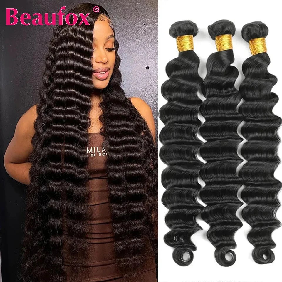 Beaufox Loose Deep Wave Human Hair - Beauty Accessories Now